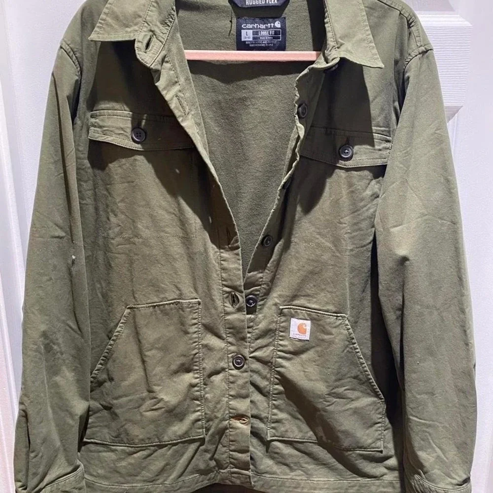 Vintage Carhartt green jacket, Size L